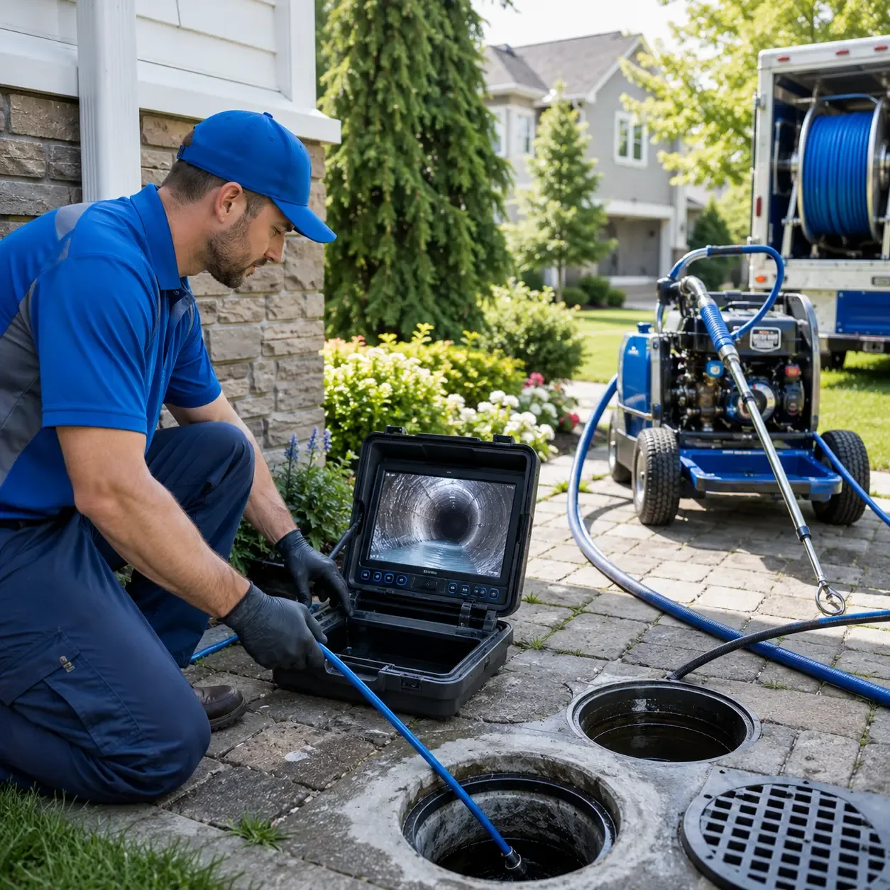 Outdoor drain cleaning professionals serving New Philadelphia, OH