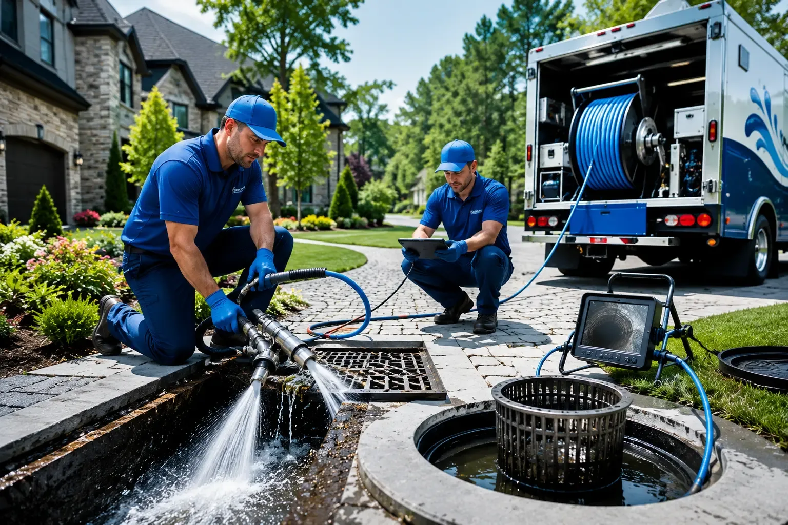 Local outdoor drain cleaning professionals in New Philadelphia, OH